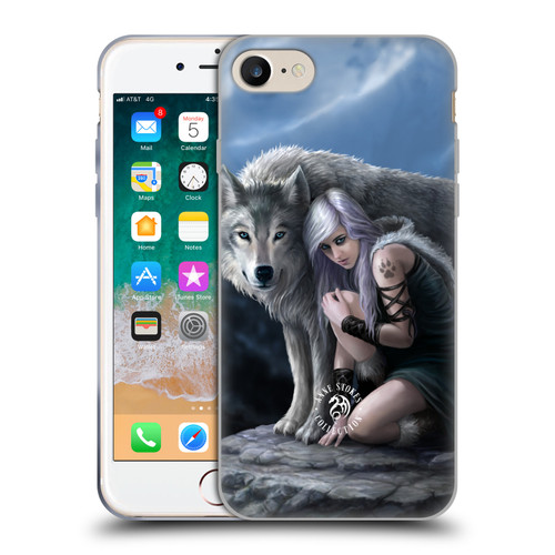 Anne Stokes Wolves Protector Soft Gel Case for Apple iPhone 7 / 8 / SE 2020 & 2022