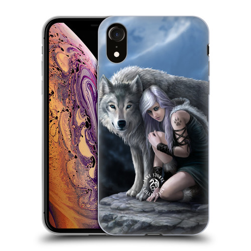 Anne Stokes Wolves Protector Soft Gel Case for Apple iPhone XR