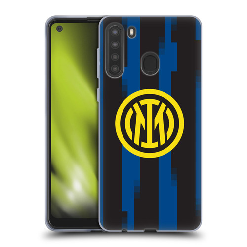 Fc Internazionale Milano 2023/24 Crest Kit Home Soft Gel Case for Samsung Galaxy A21 (2020)
