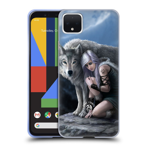 Anne Stokes Wolves Protector Soft Gel Case for Google Pixel 4 XL