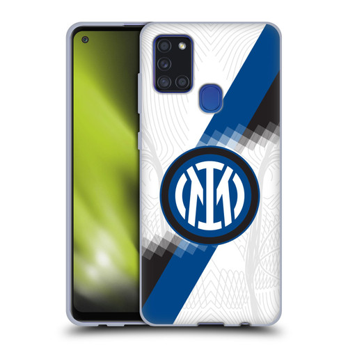 Fc Internazionale Milano 2023/24 Crest Kit Away Soft Gel Case for Samsung Galaxy A21s (2020)