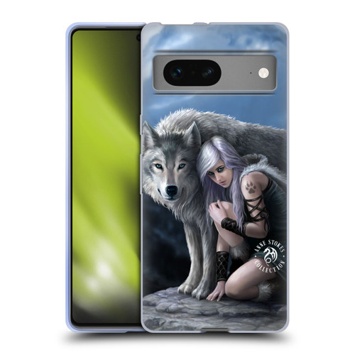 Anne Stokes Wolves Protector Soft Gel Case for Google Pixel 7