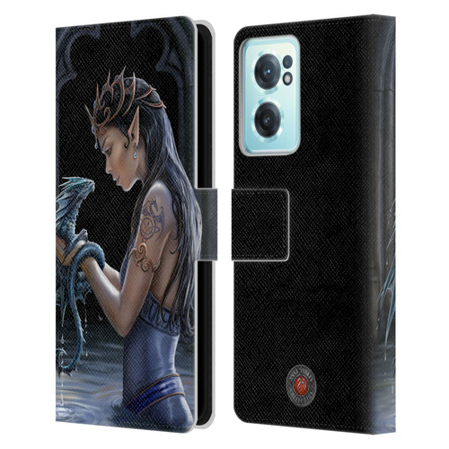 Anne Stokes Dragon Friendship Water Leather Book Wallet Case Cover For OnePlus Nord CE 2 5G