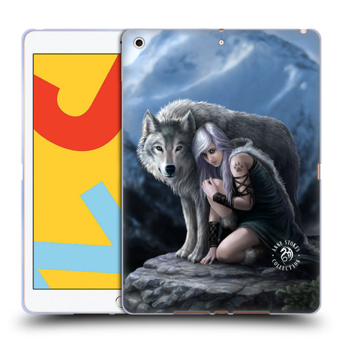 Anne Stokes Wolves Protector Soft Gel Case for Apple iPad 10.2 2019/2020/2021