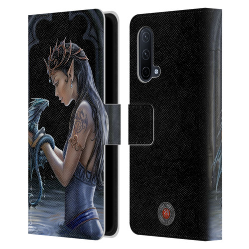 Anne Stokes Dragon Friendship Water Leather Book Wallet Case Cover For OnePlus Nord CE 5G