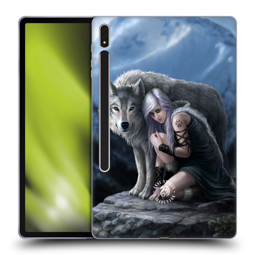 Anne Stokes Wolves Protector Soft Gel Case for Samsung Galaxy Tab S8 Plus