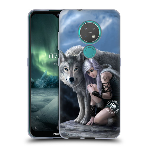 Anne Stokes Wolves Protector Soft Gel Case for Nokia 6.2 / 7.2