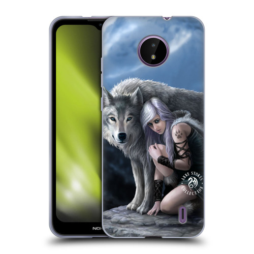 Anne Stokes Wolves Protector Soft Gel Case for Nokia C10 / C20