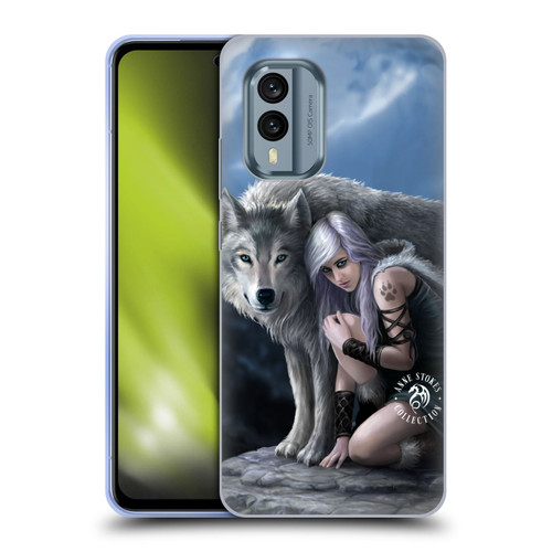 Anne Stokes Wolves Protector Soft Gel Case for Nokia X30
