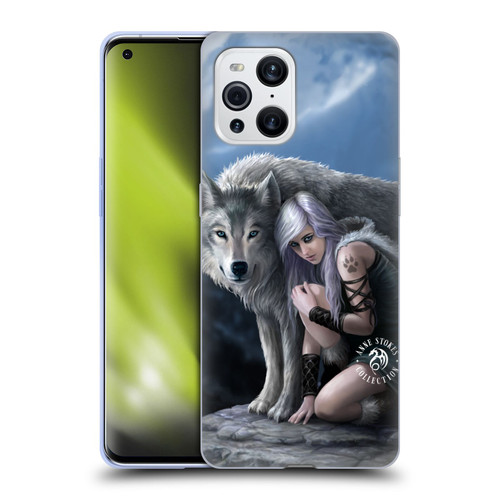 Anne Stokes Wolves Protector Soft Gel Case for OPPO Find X3 / Pro