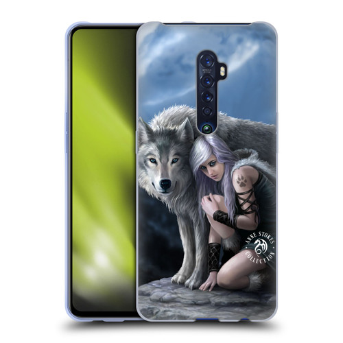 Anne Stokes Wolves Protector Soft Gel Case for OPPO Reno 2