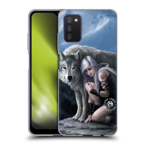 Anne Stokes Wolves Protector Soft Gel Case for Samsung Galaxy A03s (2021)