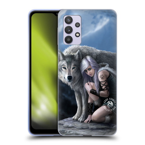Anne Stokes Wolves Protector Soft Gel Case for Samsung Galaxy A32 5G / M32 5G (2021)
