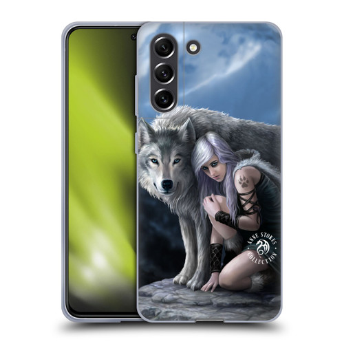Anne Stokes Wolves Protector Soft Gel Case for Samsung Galaxy S21 FE 5G