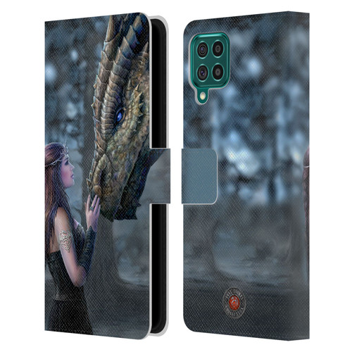 Anne Stokes Dragon Friendship Once Upon A Time Leather Book Wallet Case Cover For Samsung Galaxy F62 (2021)
