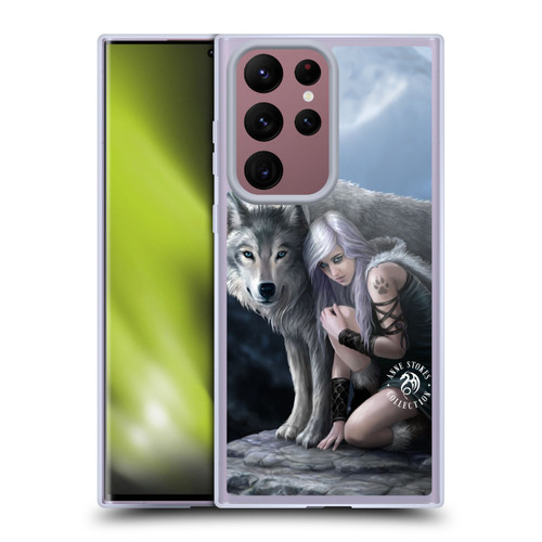 Anne Stokes Wolves Protector Soft Gel Case for Samsung Galaxy S22 Ultra 5G