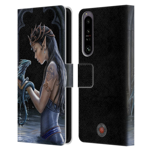 Anne Stokes Dragon Friendship Water Leather Book Wallet Case Cover For Sony Xperia 1 IV