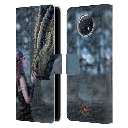 Anne Stokes Dragon Friendship Once Upon A Time Leather Book Wallet Case Cover For Xiaomi Redmi Note 9T 5G