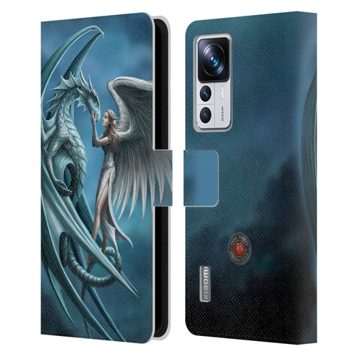 Anne Stokes Dragon Friendship Silverback Leather Book Wallet Case Cover For Xiaomi 12T Pro