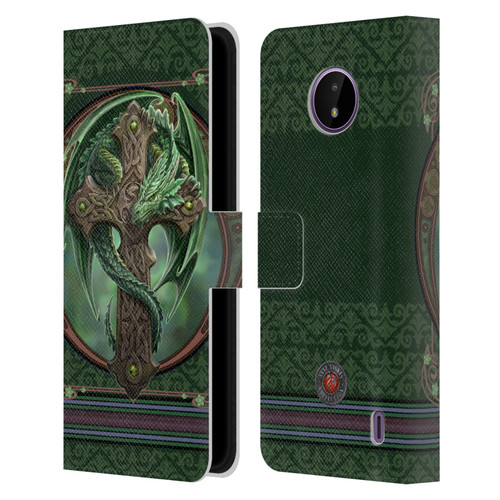 Anne Stokes Dragons Woodland Guardian Leather Book Wallet Case Cover For Nokia C10 / C20