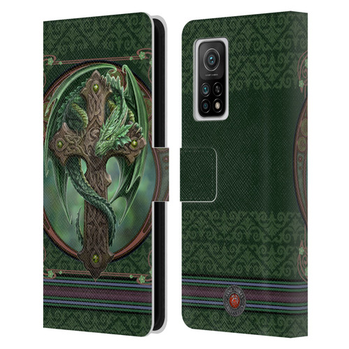 Anne Stokes Dragons Woodland Guardian Leather Book Wallet Case Cover For Xiaomi Mi 10T 5G
