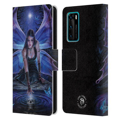 Anne Stokes Fairies Immortal Flight Leather Book Wallet Case Cover For Huawei P40 5G