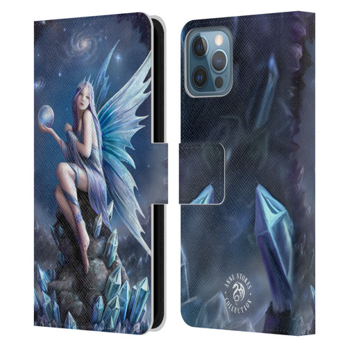 Anne Stokes Fairies Stargazer Leather Book Wallet Case Cover For Apple iPhone 12 / iPhone 12 Pro