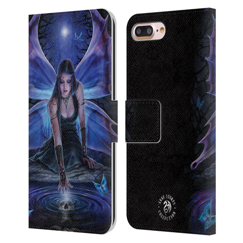 Anne Stokes Fairies Immortal Flight Leather Book Wallet Case Cover For Apple iPhone 7 Plus / iPhone 8 Plus