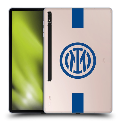 Fc Internazionale Milano Logo Stripes Soft Gel Case for Samsung Galaxy Tab S8 Plus