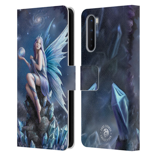 Anne Stokes Fairies Stargazer Leather Book Wallet Case Cover For OnePlus Nord 5G