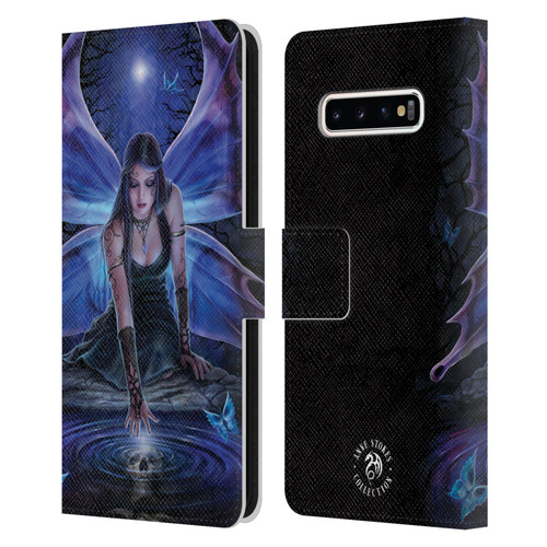 Anne Stokes Fairies Immortal Flight Leather Book Wallet Case Cover For Samsung Galaxy S10+ / S10 Plus