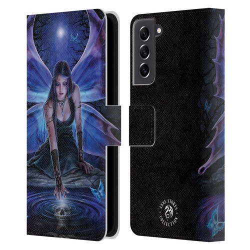Anne Stokes Fairies Immortal Flight Leather Book Wallet Case Cover For Samsung Galaxy S21 FE 5G