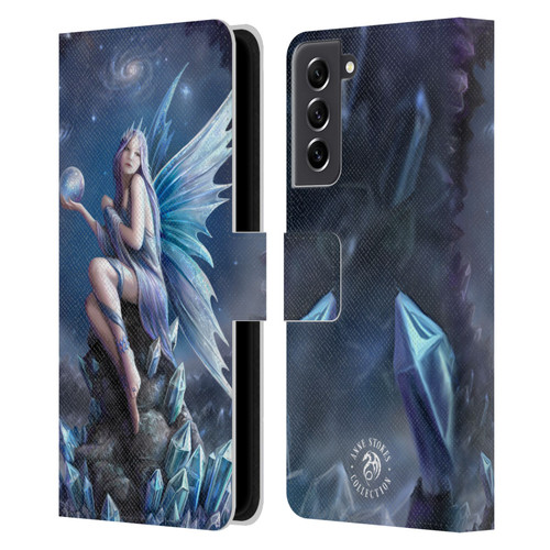 Anne Stokes Fairies Stargazer Leather Book Wallet Case Cover For Samsung Galaxy S21 FE 5G