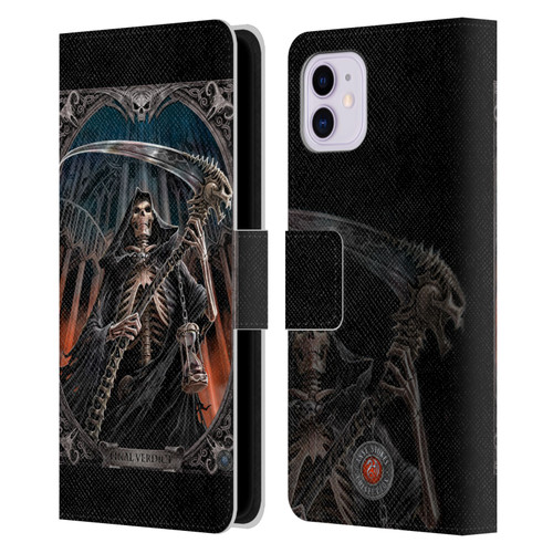 Anne Stokes Tribal Final Verdict Leather Book Wallet Case Cover For Apple iPhone 11