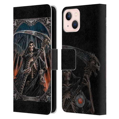 Anne Stokes Tribal Final Verdict Leather Book Wallet Case Cover For Apple iPhone 13