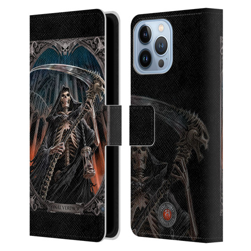 Anne Stokes Tribal Final Verdict Leather Book Wallet Case Cover For Apple iPhone 13 Pro Max