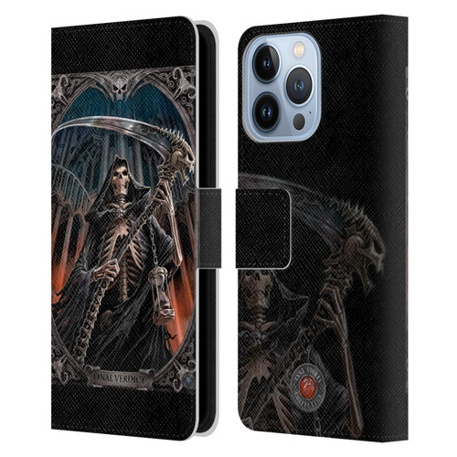 Anne Stokes Tribal Final Verdict Leather Book Wallet Case Cover For Apple iPhone 13 Pro
