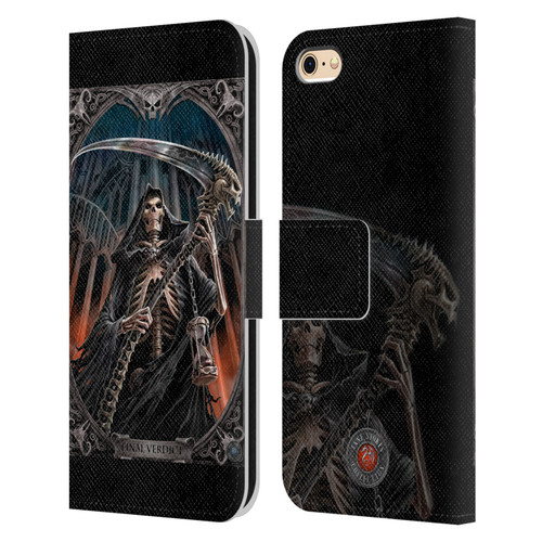 Anne Stokes Tribal Final Verdict Leather Book Wallet Case Cover For Apple iPhone 6 / iPhone 6s