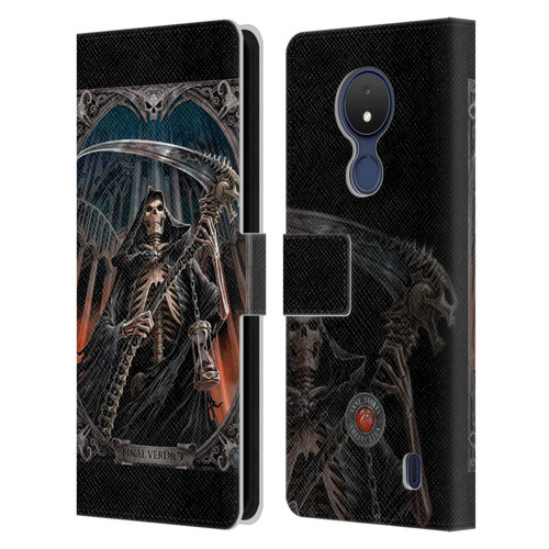 Anne Stokes Tribal Final Verdict Leather Book Wallet Case Cover For Nokia C21