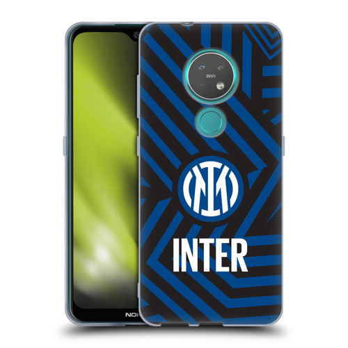 Fc Internazionale Milano Patterns Abstract 1 Soft Gel Case for Nokia 6.2 / 7.2