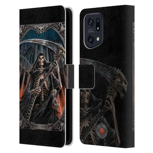 Anne Stokes Tribal Final Verdict Leather Book Wallet Case Cover For OPPO Find X5
