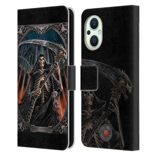Anne Stokes Tribal Final Verdict Leather Book Wallet Case Cover For OPPO Reno8 Lite