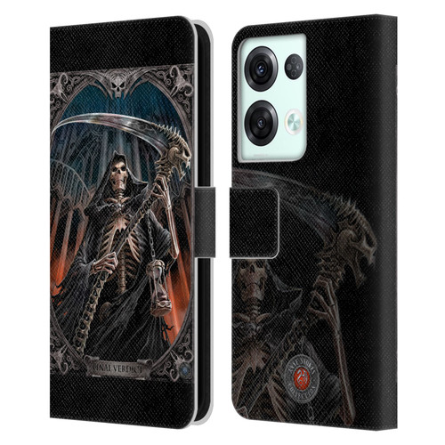 Anne Stokes Tribal Final Verdict Leather Book Wallet Case Cover For OPPO Reno8 Pro