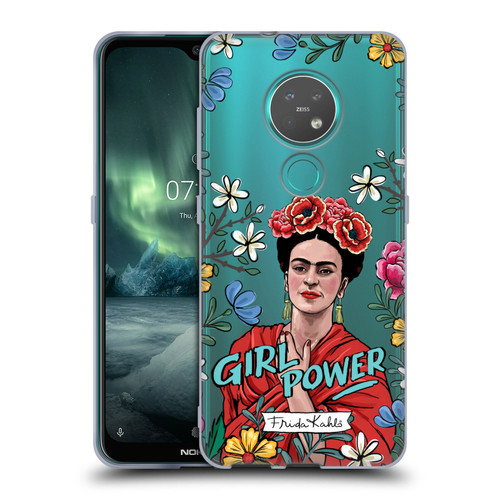 Frida Kahlo Art & Quotes Girl Power Soft Gel Case for Nokia 6.2 / 7.2