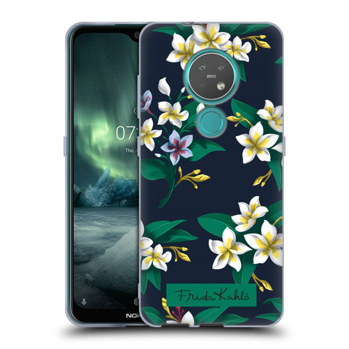 Frida Kahlo Flowers Plumeria Soft Gel Case for Nokia 6.2 / 7.2