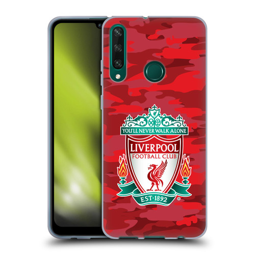 Liverpool Football Club Camou Home Colourways Crest Soft Gel Case for Huawei Y6p