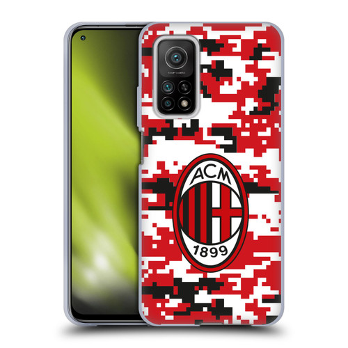 AC Milan Crest Patterns Digital Camouflage Soft Gel Case for Xiaomi Mi 10T 5G