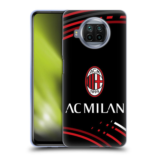 AC Milan Crest Patterns Curved Soft Gel Case for Xiaomi Mi 10T Lite 5G