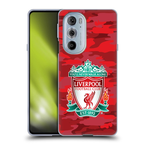 Liverpool Football Club Camou Home Colourways Crest Soft Gel Case for Motorola Edge X30