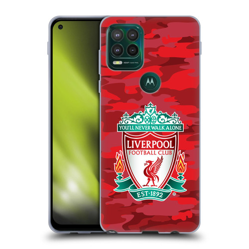 Liverpool Football Club Camou Home Colourways Crest Soft Gel Case for Motorola Moto G Stylus 5G 2021